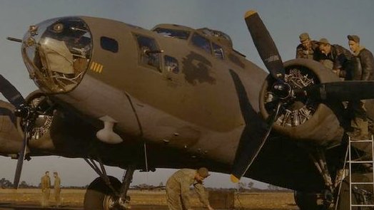 irishshylock's tweet photo. B-17f 'Tweety Bird' is due back in the skies in the coming days. After the untimely death of Lt Brophy at right waist gun position we are in need of another member at that position. First to reply with a name will join the crew in England #targetfortoday https://t.co/EYctdef9Hy