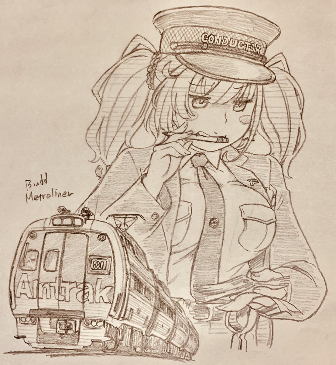 #これを見た人は電車と女の子が並んだ絵を貼る見た人もやる
シャーペンらくがき篇

…おい最後の。 