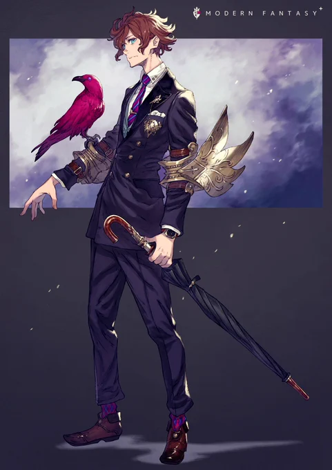 男キャラ描くのも好き 