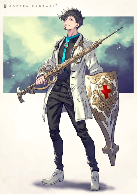 男キャラ描くのも好き 