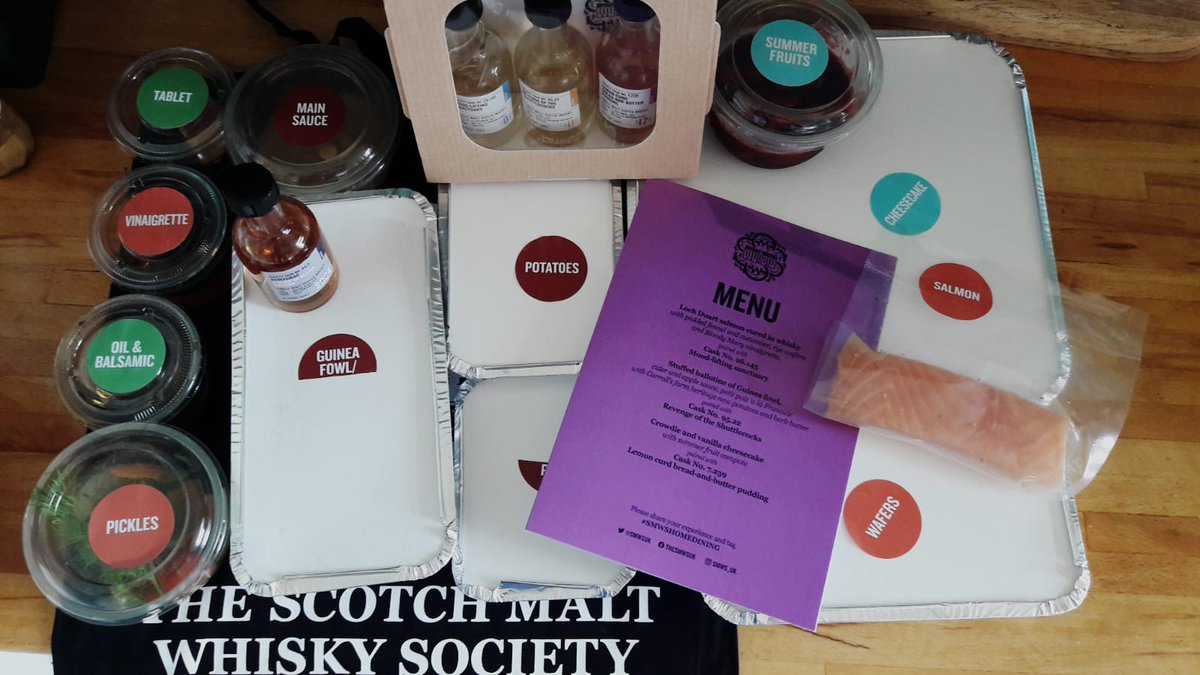 Pete_Buckley's tweet photo. @SMWSQueenStreet Had an AMAZING #SMWSHomeDining on Friday evening. Fantastic food and great fun plating up! Worth getting dressed up for! Would DEFINITELY do it again! See https://t.co/pXe4Oq8jNK for details. #SMWS #alltogethersmws https://t.co/Tqr4Iuifkf