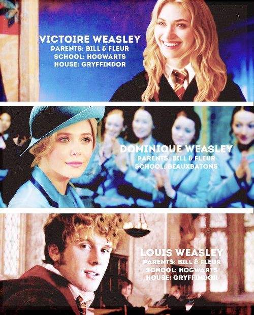 victoire dominique and louis weasley
