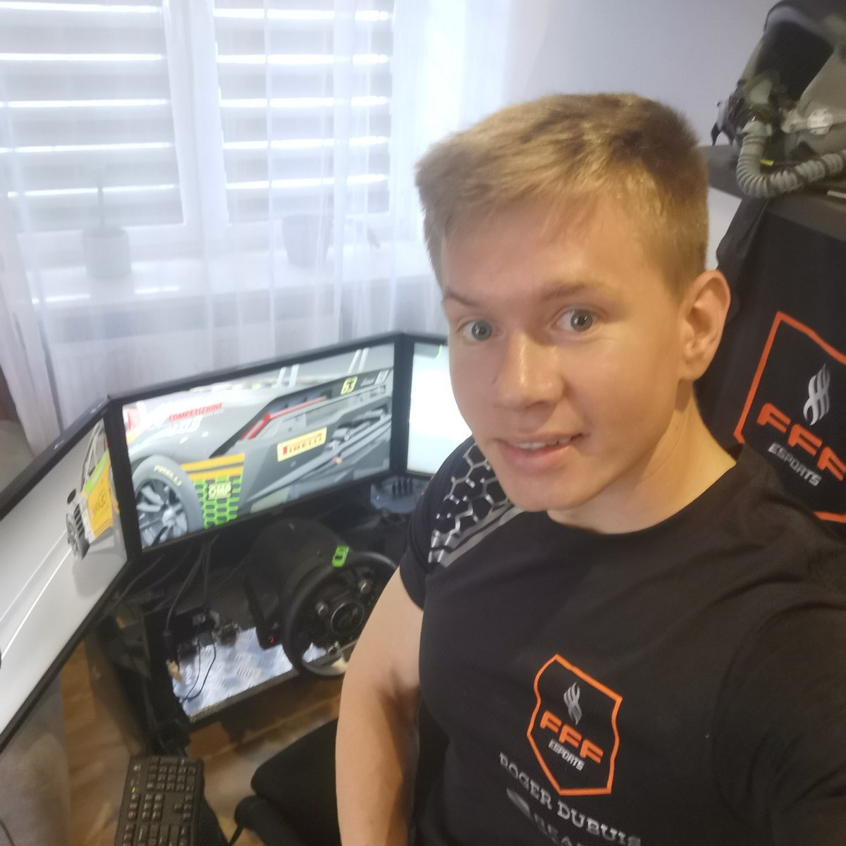 fkkamil's tweet photo. Last round of the SRO E-SPORT GT SERIES will probably make us dance in the rain. Qualified P1, #63 @FFFracingteam @Lamborghini #huracan #GT3 EVO is flying. Let's do this!

1515 CET live broadcast, link below.

https://t.co/kYHkol3PtQ

#esports #simracing @TRITONRacing https://t.co/uR0aDDfyPr