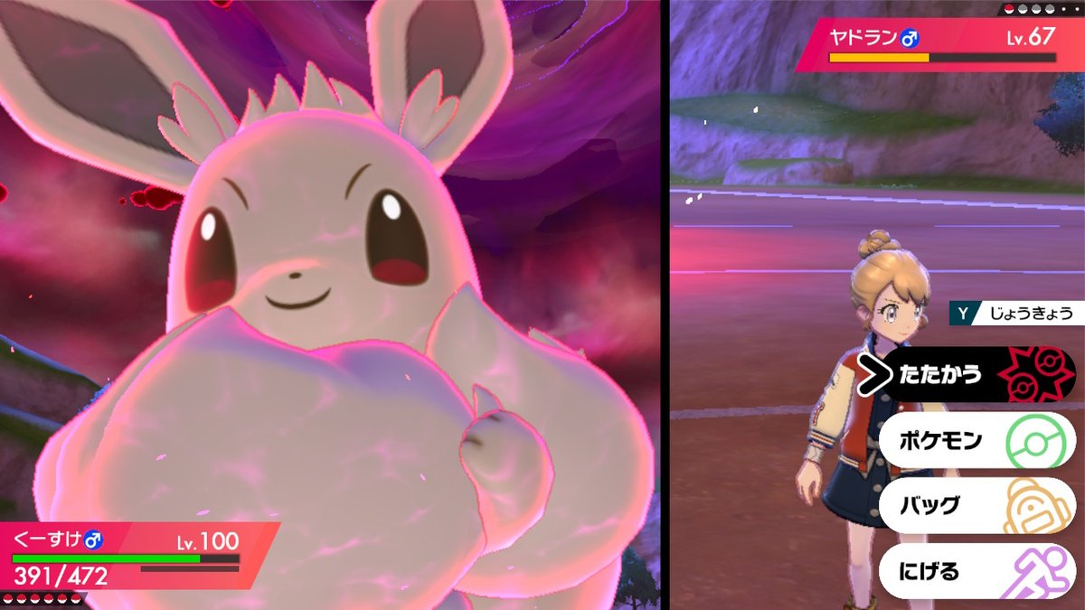 ちょこなすび A Twitter 色違いイーブイがダイスープでキョダイマックスできるように かわいすぎて死ぬ ポケモン剣盾 鎧の孤島 Nintendoswitch