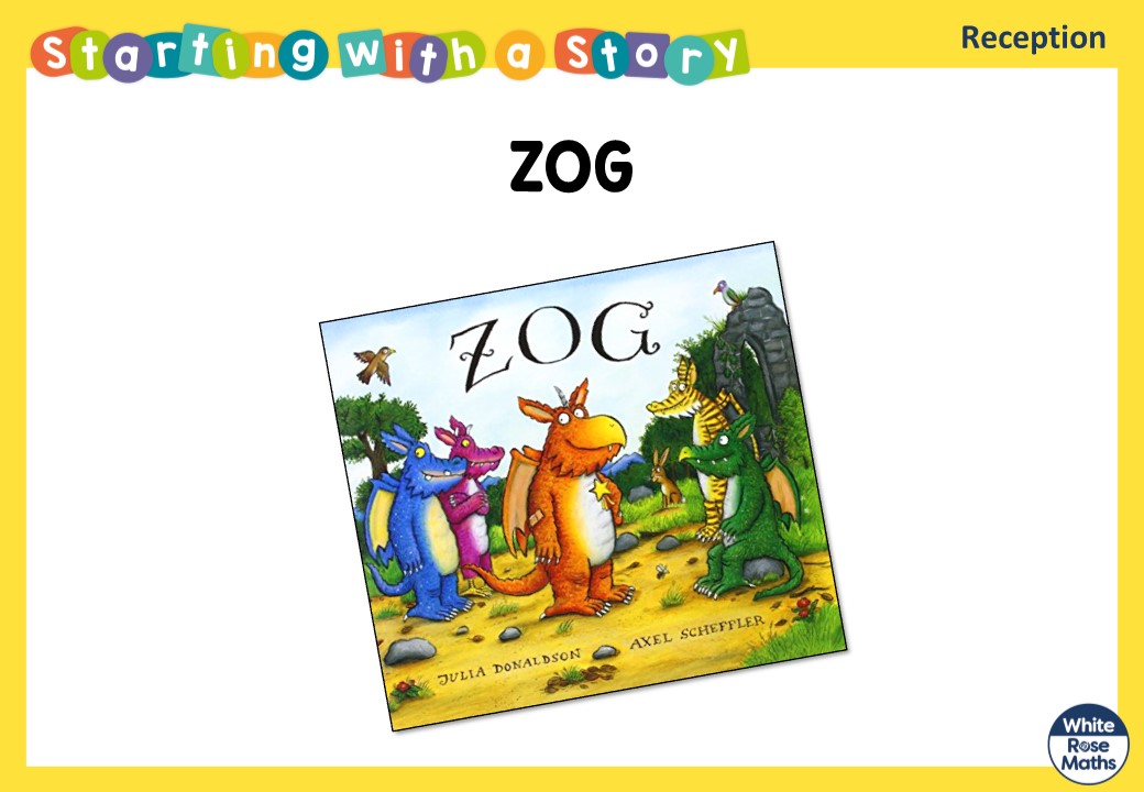 WhiteRoseEd's tweet photo. โญ Next week, Early Years will be completing activities linked to Zog, by Julia Donaldson!
#EarlyYears
#MathsEveryoneCan https://t.co/Vr2dOqRmrD