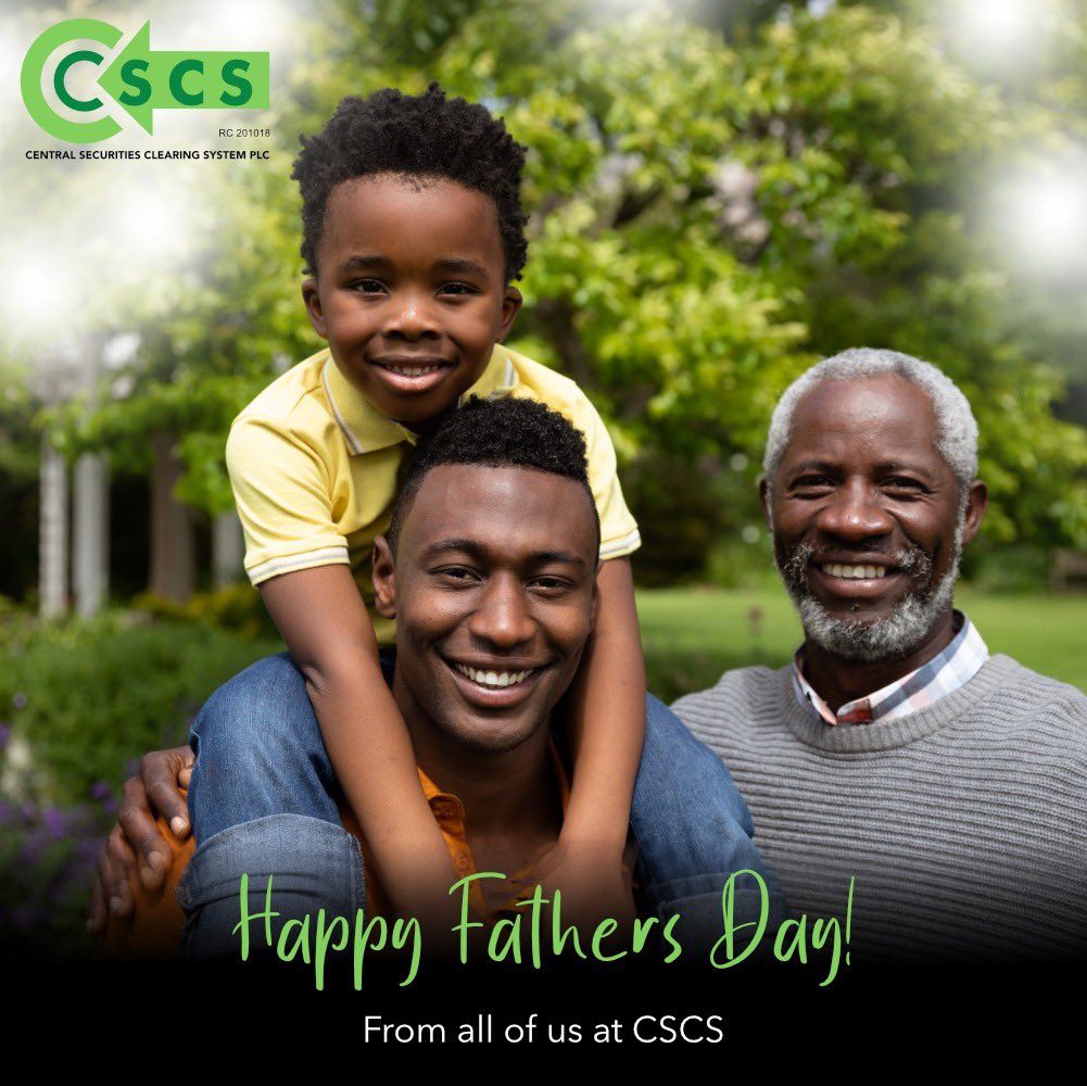 CSCSNigeria's tweet photo. To every Father👨‍👧‍👦 and Father-to-be🧔🏾.... Happy Father’s Day!!!

Show them ❤️, tag them below if you know an awesome dad or dad-to-be. 
Or, tag yourself by yourself 😎. 

You deserve to be celebrated.👏🏽🎉🕺🏿

#FathersDay2020 #CSCS https://t.co/84S0ZYL8Gv
