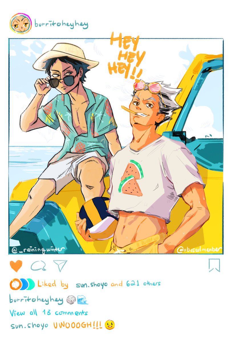 Akaashi is more popular on IG than Bokuto... he's not gonna like it ?
#BokuAka draw off with @_rainingwinter! Hers is Akaashi's IG~
#Haikyuu #ハイキュー