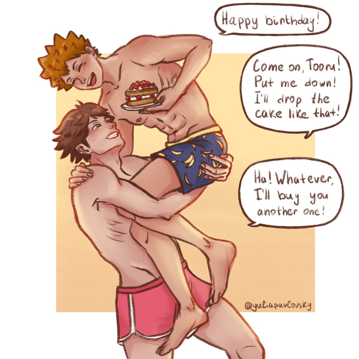 Day 7: CAKE BY THE OCEAN
#SweatyShoyoWeek
Happy birthday beloved sunshine ☀️
#oihina #hinatashoyo #haikyuu