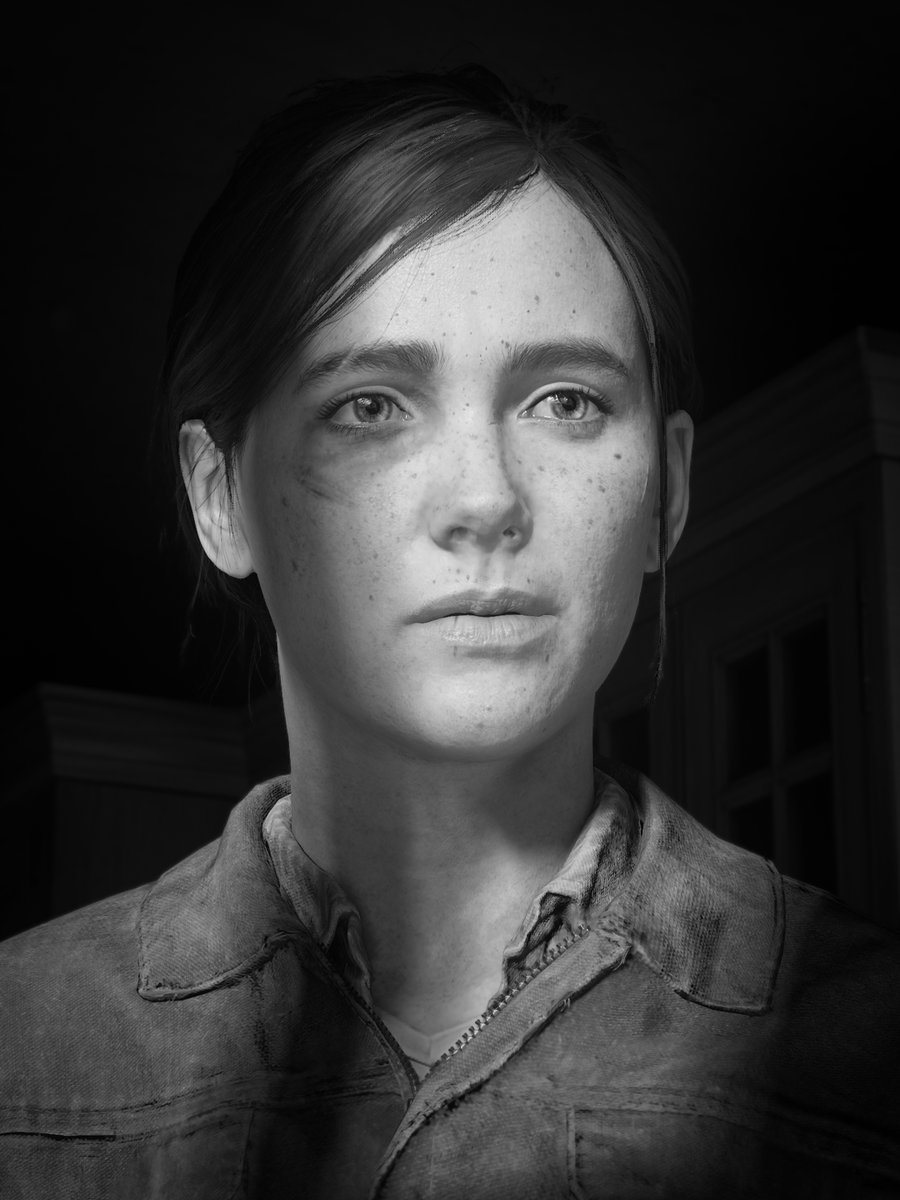 GameroGrapher's tweet photo. And somethign out of my comfort zone: Portraits. 
Edited in PS and Lightroom. #TheLastofUsPart2
 #PS4Pro #vgpunite #virtualPhotography #videogamephotography #Gametography #tlou2
 #TheCapturedCollective #Gamergram #blackandwhite https://t.co/yce6EbvkVs