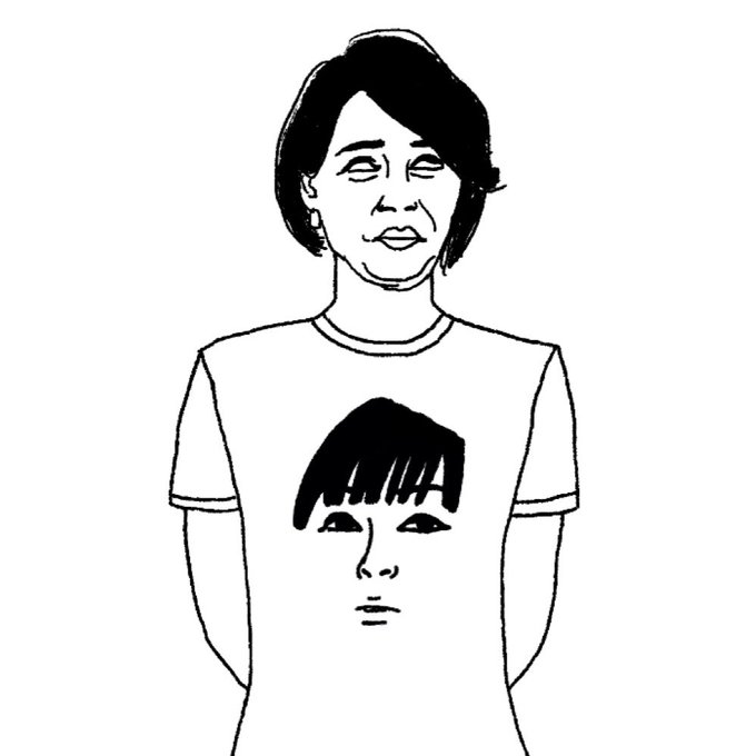 ちょうど通りがかったミラクルひかるさんに宇多田ヒカルTシャツを着てもらいました。 