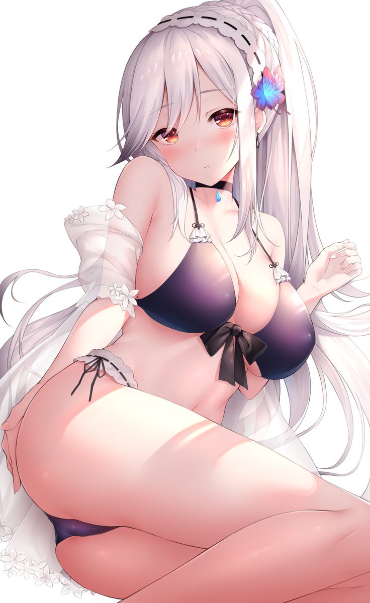 アズレン 水着ダンケルクさん アズールレーン おゆわりのイラスト アズレン 水着ダンケルクさん アズールレーン おゆわりのイラスト