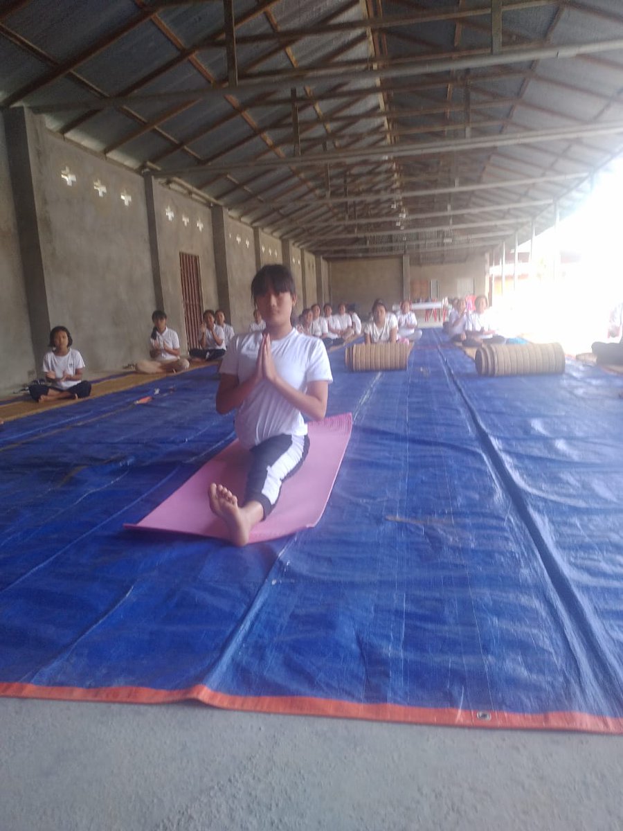 ManipurNhm's tweet photo. @health_manipur 
Observance of International day of Yoga at Health and Wellness Centres of Thoubal District https://t.co/5buA9nELfU