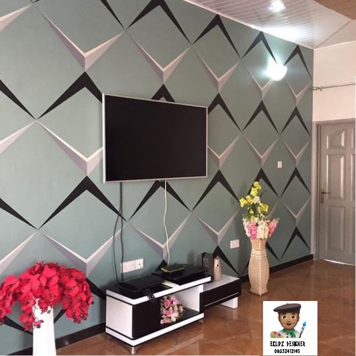 abdul_eclipz's tweet photo. Let go, let God.   
Like and retweet my hustle 🙏
3D wall painting design. #no_wallpaper 

Da so samune @officialdeezell yayi min retweet 🚀😂 https://t.co/mNptBGyKXO