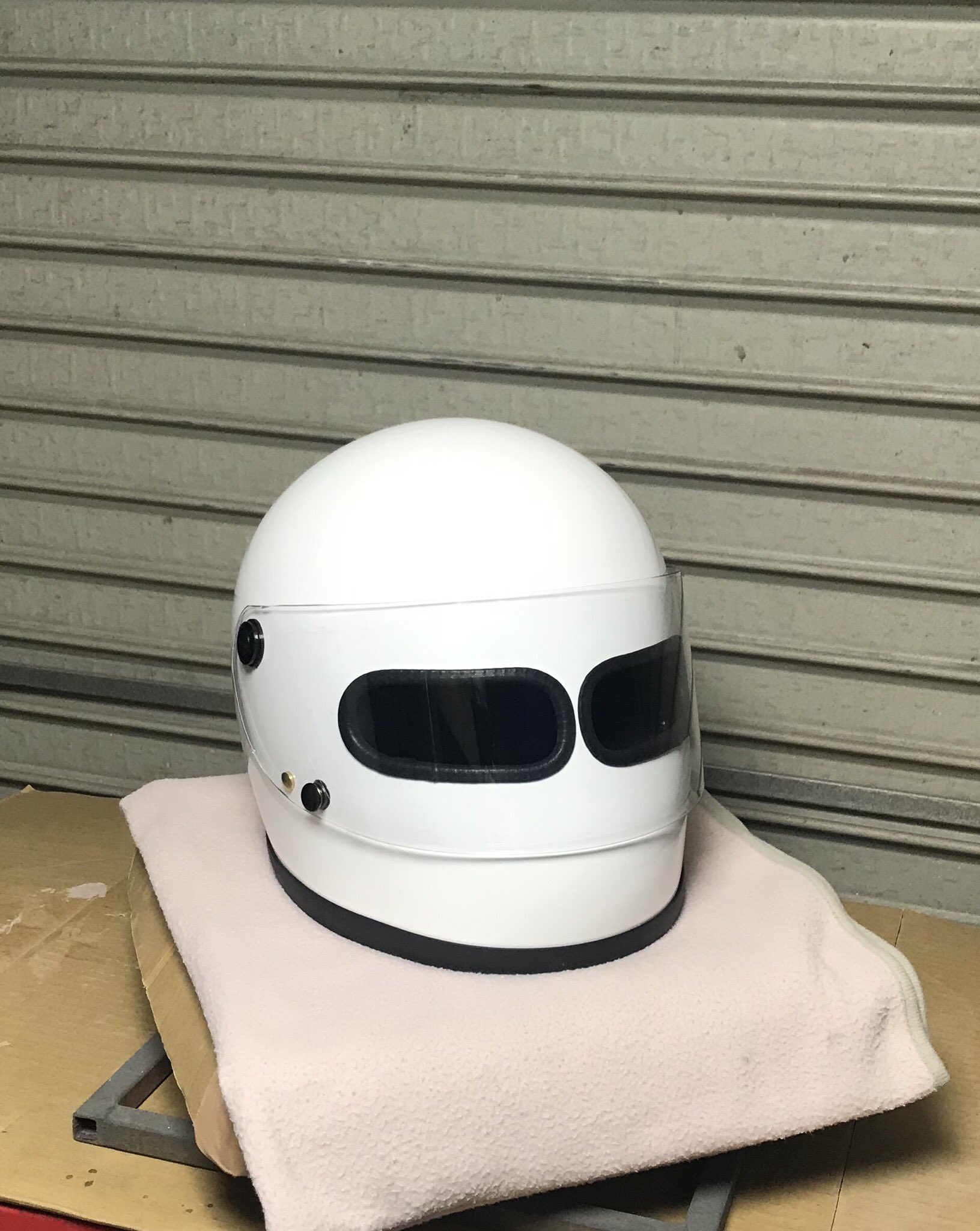 SHOEI 加工族ヘル　族ヘル　細目加工 族ヘル加工2