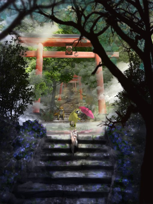 石段のtwitterイラスト検索結果 古い順
