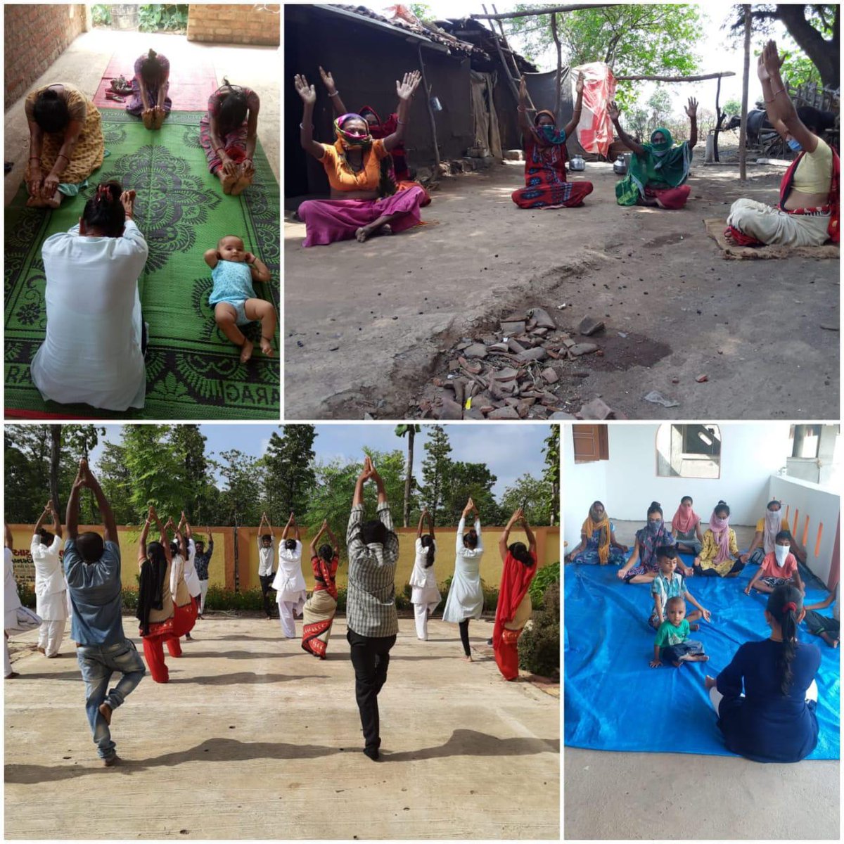 તાપી જિલ્લામાં સોશ્યલ મીડિયાના ડિજીટલ માધ્યમથી ૧૧૭૪૧૬ લોકોએ "વિશ્વ યોગ દિવસ"ની ઉત્સાહભેર ઉજવણી કરી: