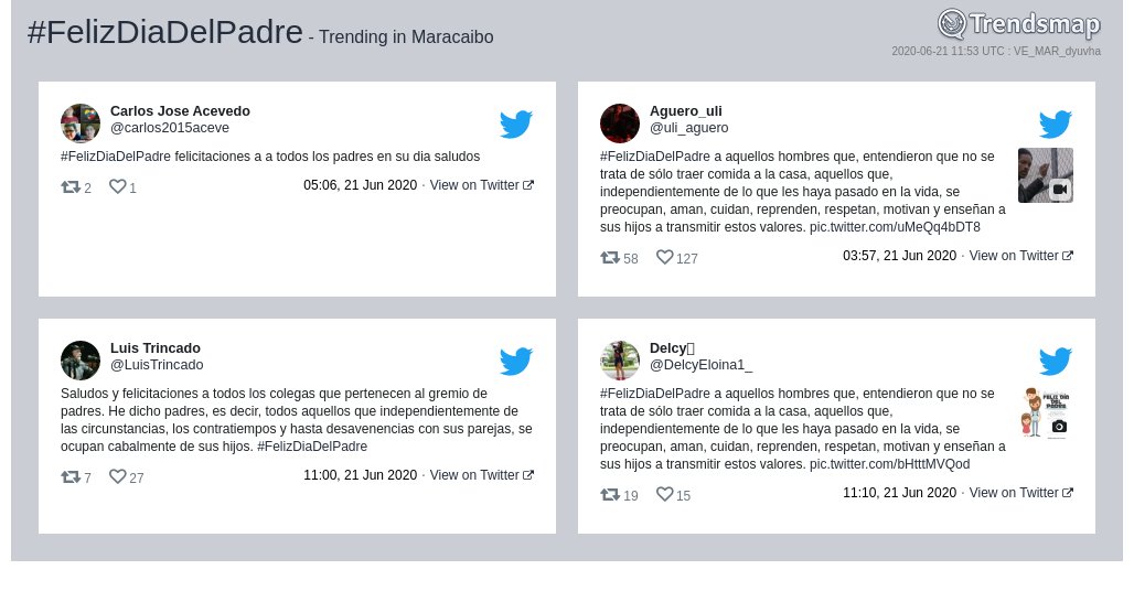 TrendsMaracaibo's tweet photo. #felizdiadelpadre es ahora una tendencia en #Maracaibo

https://t.co/yYgCtxTeI7 https://t.co/gALi9hxQ7h