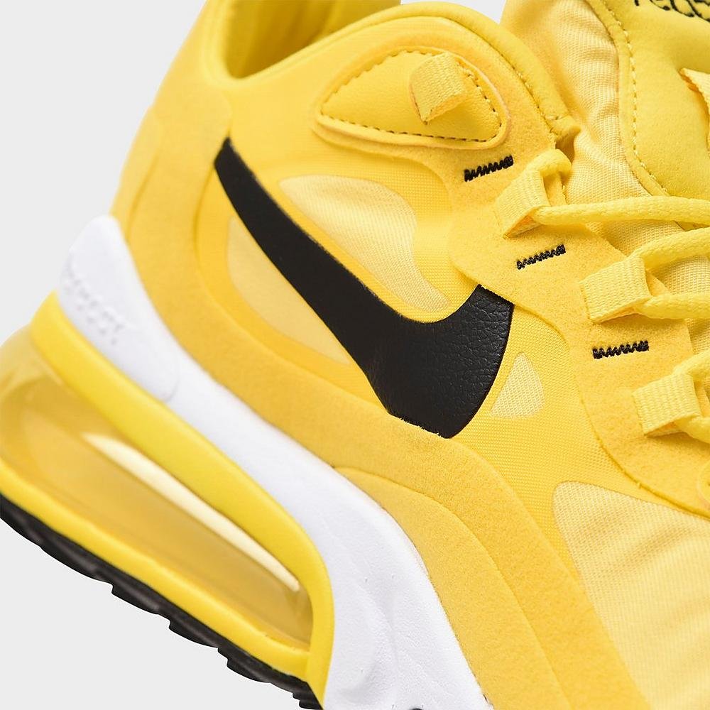 women's nike air max 270 react se casual shoes yellow