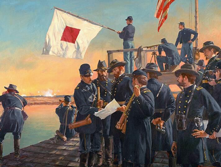 USArmyCMH's tweet photo. 21 JUNE 1860 - SIGNAL CORPS BRANCH BIRTHDAY #USArmy #SignalCorps In 1856, CPT Albert J. Myer proposed the Army adopt a visual communications system he developed commonly called "Wigwag."  After successful demonstration and application, the Army approved it on 21 June 1860. https://t.co/fsHe2jT90M