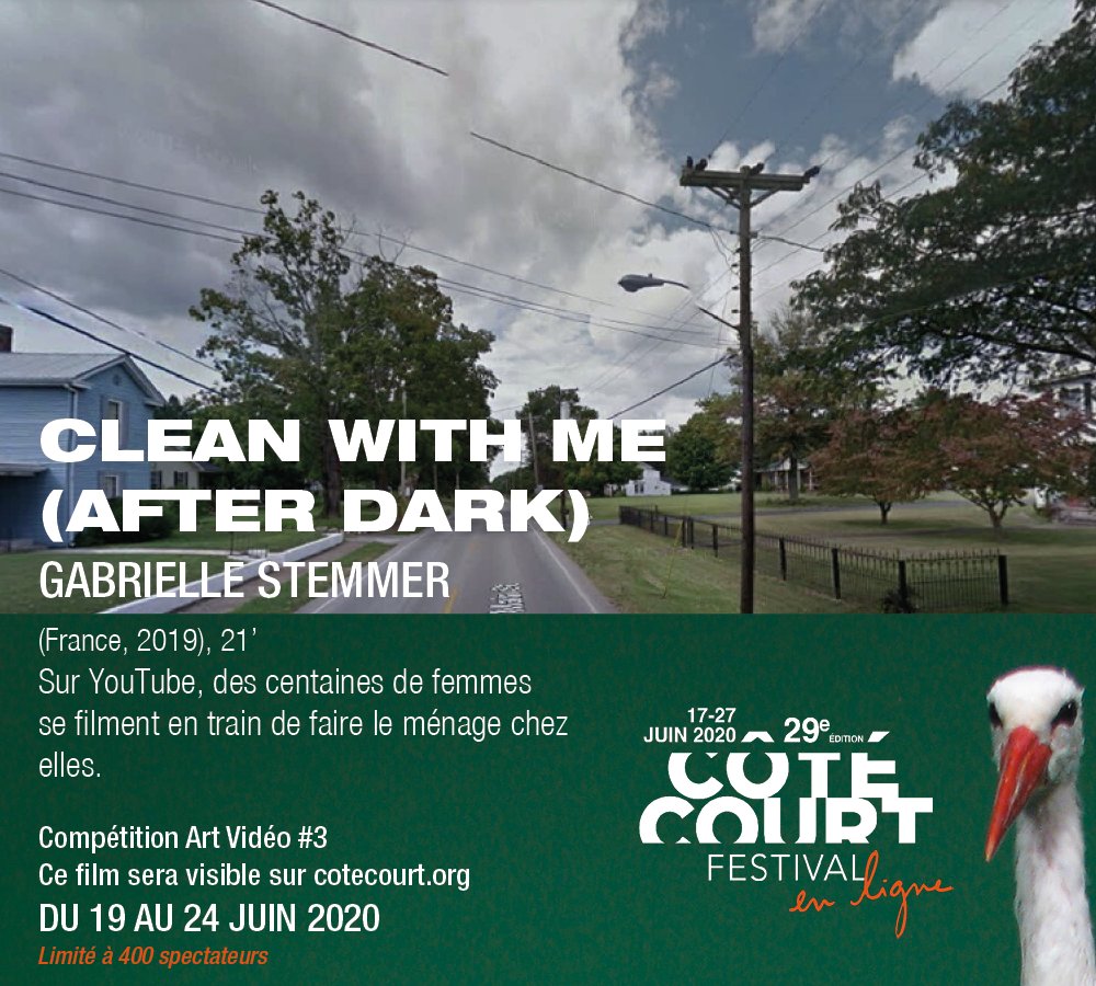 Clean With Me (After Dark) est en ligne jusqu'au 24 juin sur le site de <a href="/cotecourt/">Côté Court</a>  ! Compétition Essai/Art vidéo, #3 

➡️ cotecourt.org/festival_progr…

#cotecourtenligne