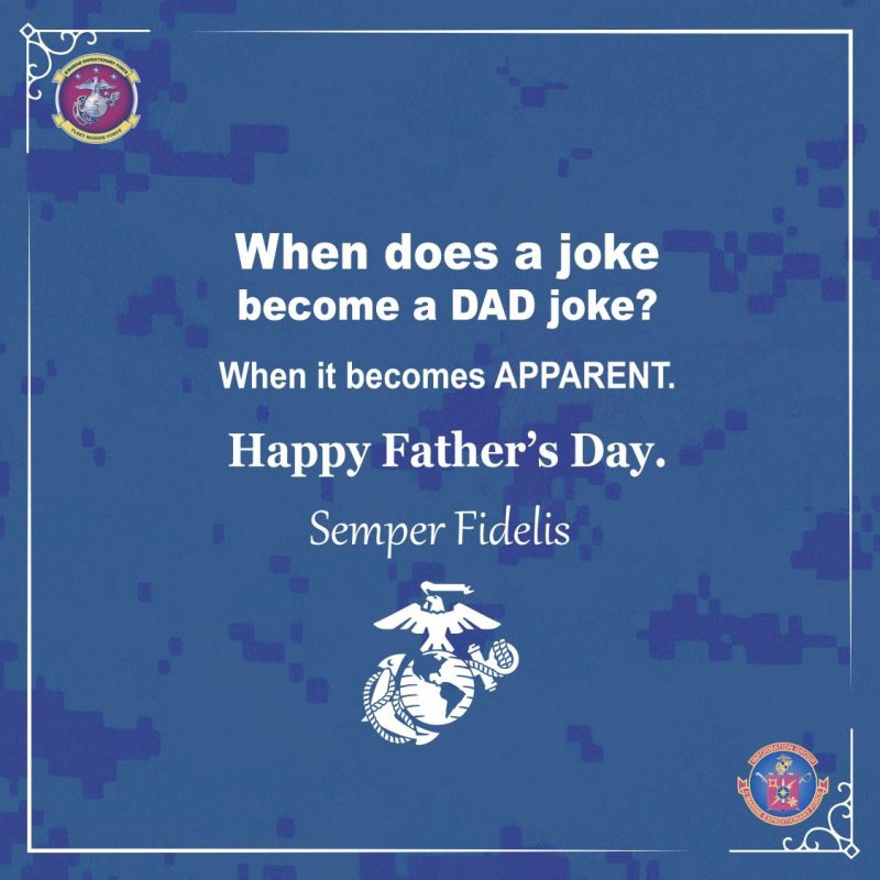 iimigofficial's tweet photo. Dads of Marines and Sailors, Happy Father’s Day! 

#IIMIG #IIMEF #FathersDay #sundaymorning #weekend #sundayvibes #fathersday2020 #thanksdad #dads https://t.co/RZz3hOf4pV
