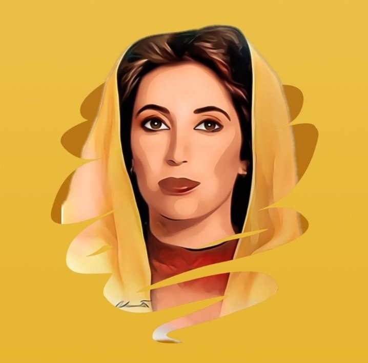 Happy birthday daughter of the east, symbol of bravery Shaheed Mohtarma Benazir Bhutto.  