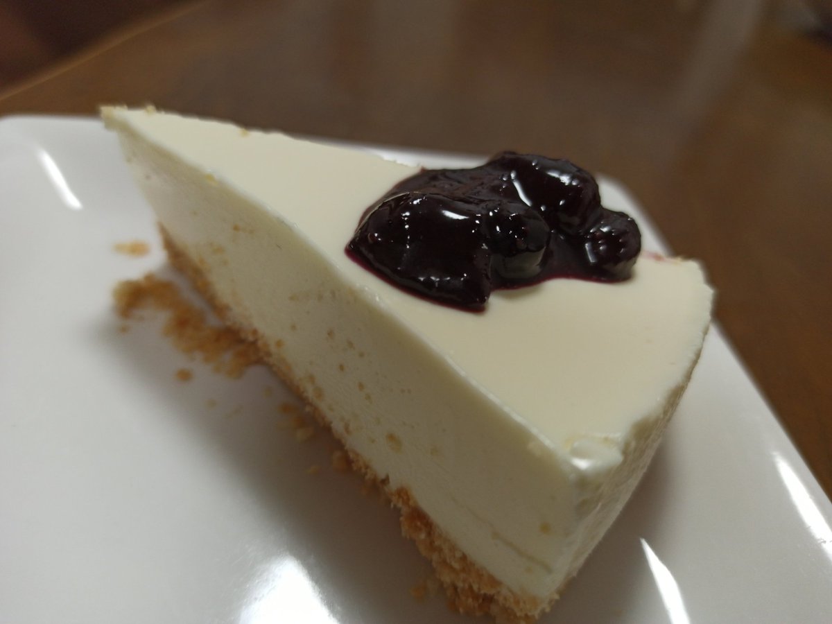 たこやき 気楽に不登校 次女ちゃん 父の日にレアチーズケーキ ブルーベリーソースを作ってくれました たこやき 気楽に不登校 次女ちゃん 父の日にレアチーズケーキ ブルーベリーソースを作ってくれました