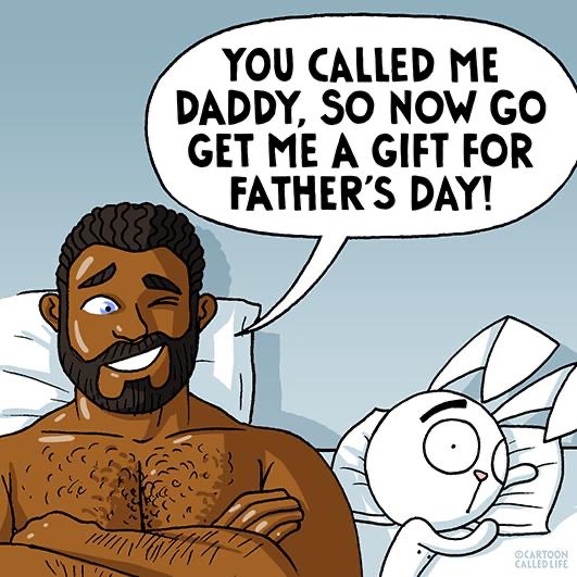Happy Father’s Day, daddies 🐰😁😜 

#FathersDay #daddyday #daddy #humor #HappyFathersDay2020 #cartoon #cartooncalledlife