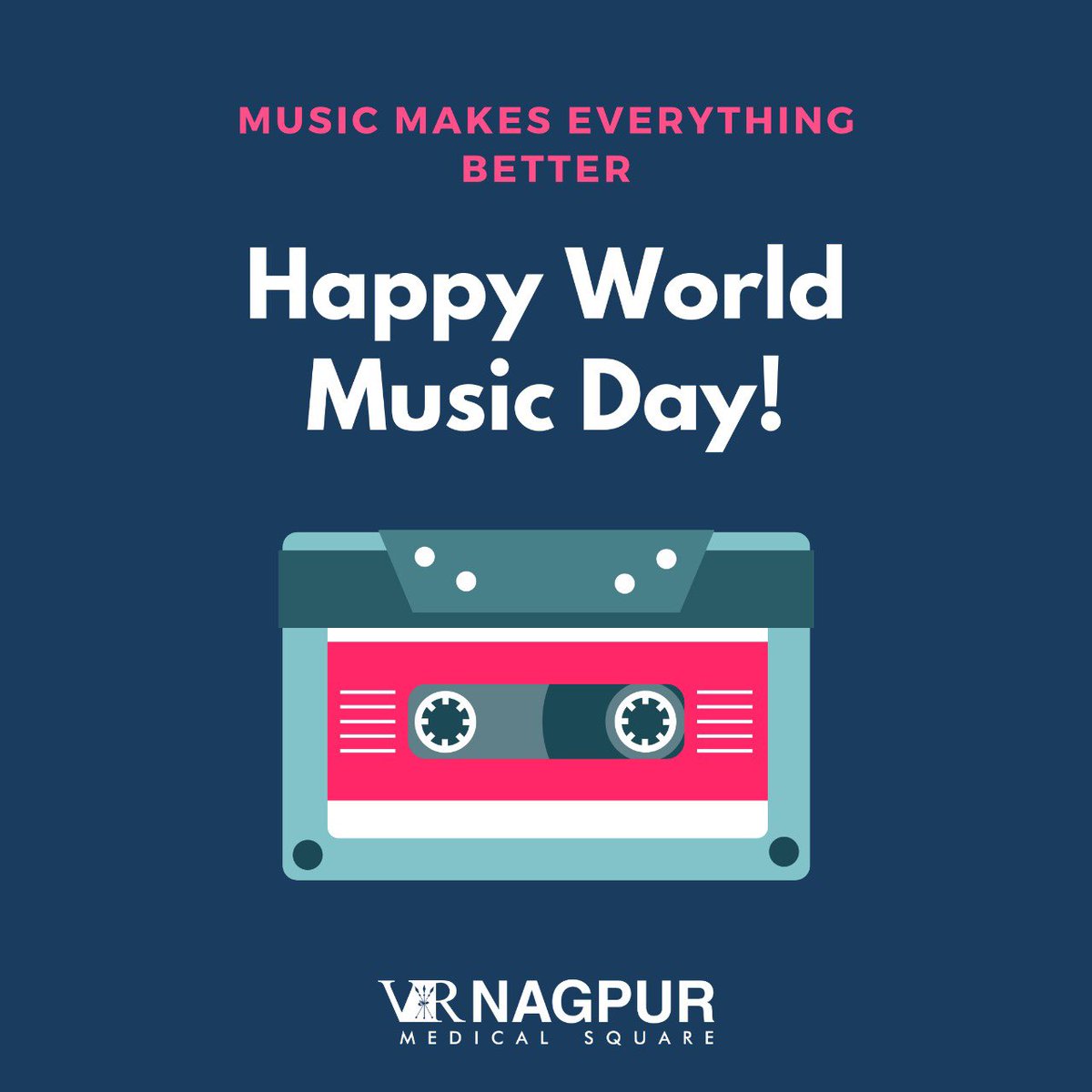 VR_Nagpur's tweet photo. Soak yourself in the universa sound of music as it has the power to change the world!
Happy World Music Day!
#worldmusicday
#vrnagpur
#nagpur
#connectingcommunities https://t.co/XzqbwMPKsb