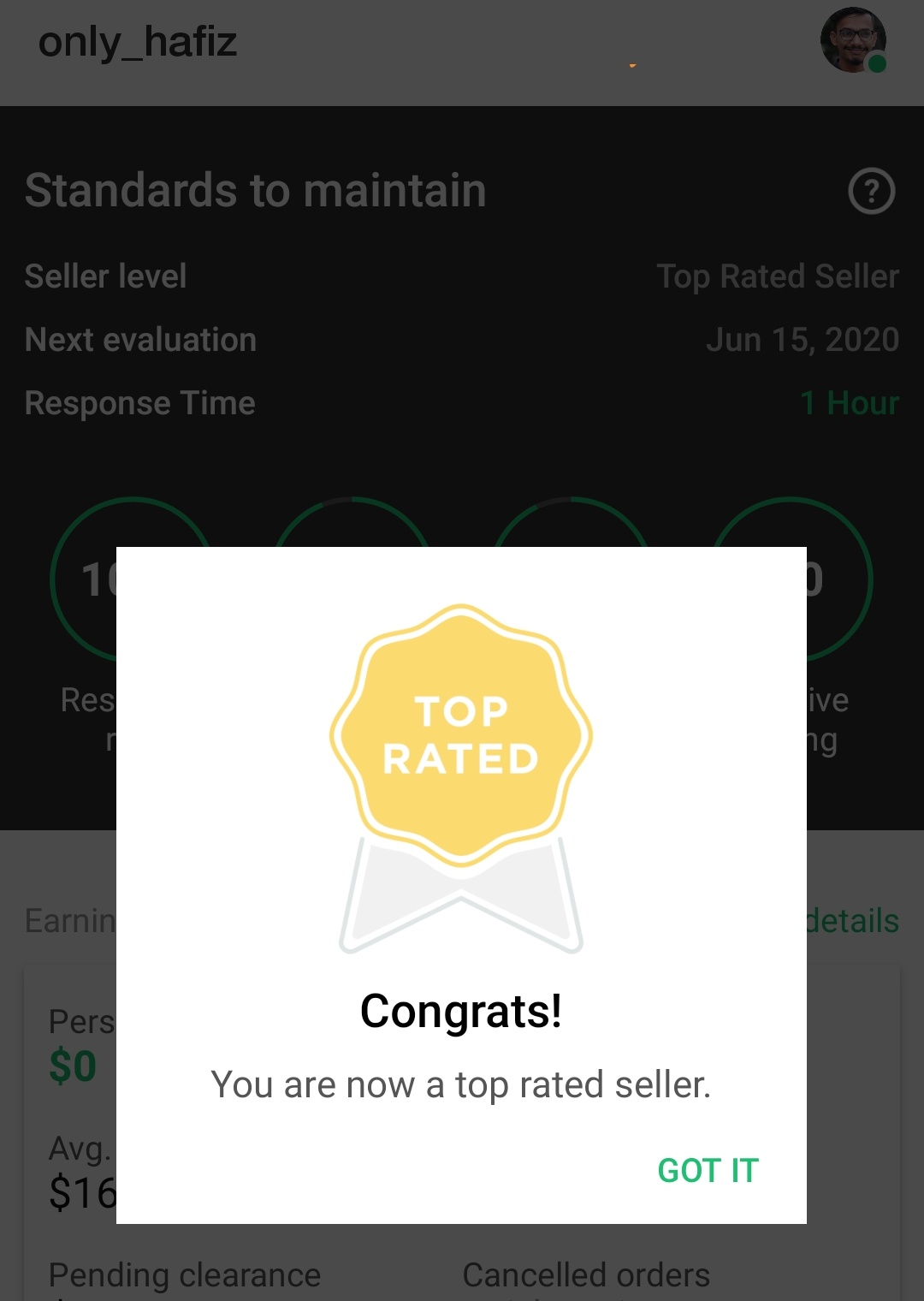 Md Hafizur Rashid on X: Alhamdulillah! Finally got the TOP RATED badge  from Fiverr! Now, I'm a Top Rated freelancer on both Fiverr & Upwork! Keep  me in your prayers. #TopRated #TopRatedSeller #