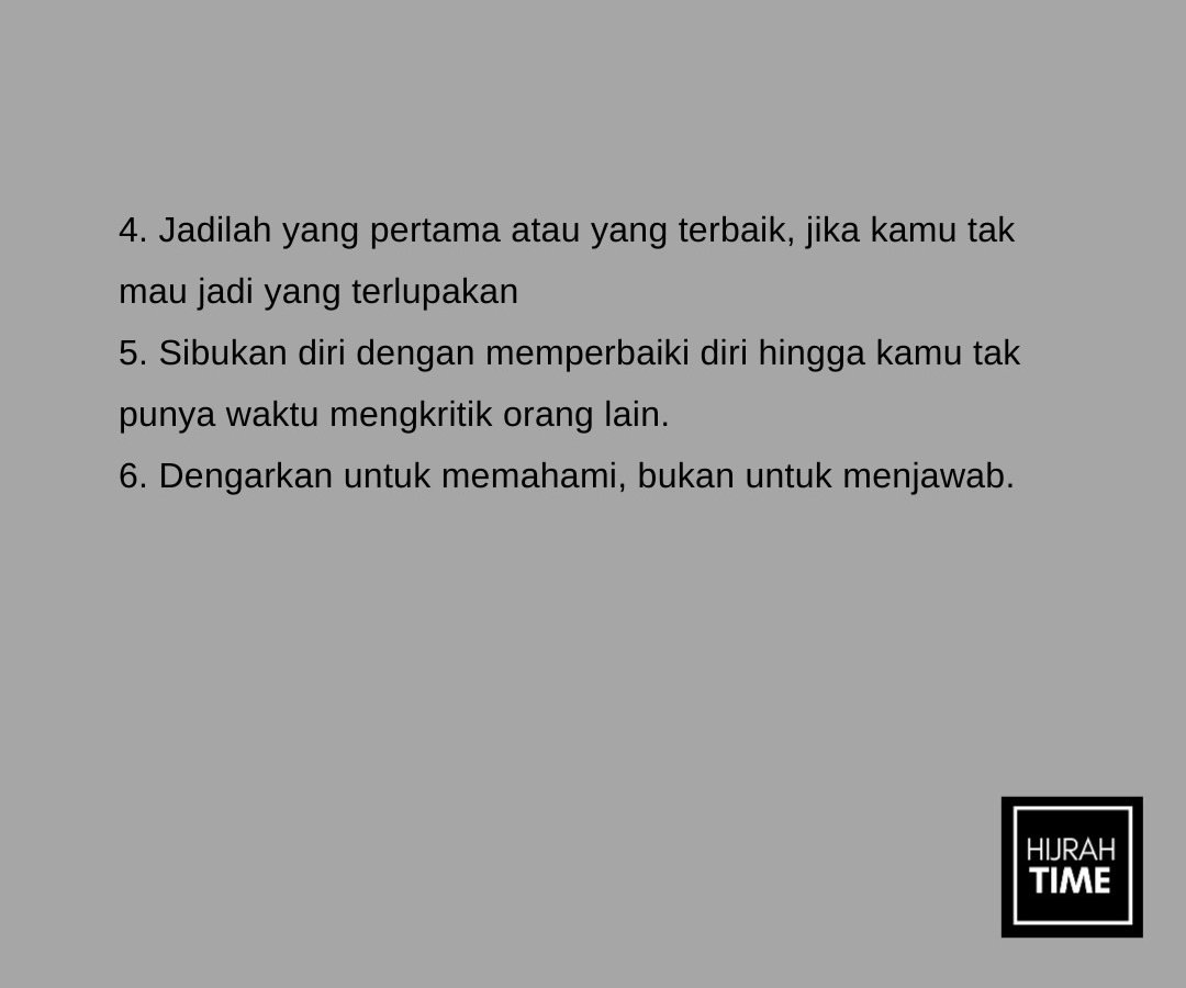 _herun07's tweet photo. 20 pelajaran penting kehidupan : https://t.co/0aUw5mWsoQ