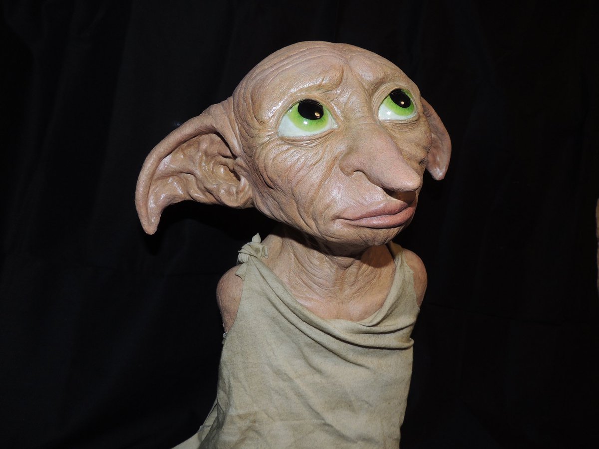 Zoe ハリーポッターのドビーを作りました 肌と目の塗装が難しかったです Harrypotter Sculpture ハリーポッター ドビー 特殊造形 造形