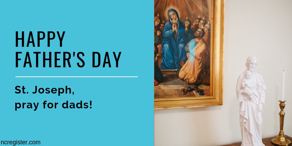 NCRegister's tweet photo. Sometimes I would wake up at night &amp; find my father on his knees-just as I would always see him kneeling in the parish church. We never spoke about vocation to the priesthood-but his example was in a way my first seminary-a kind of domestic seminary."
—St John Paul II #FathersDay https://t.co/QWAFS9kKFD