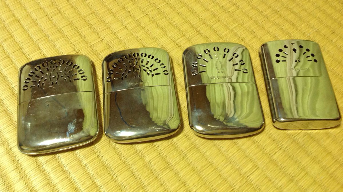 てっちゃん そろそろカフェ復活したいな ﾟ ﾟ ﾟ素晴らしい ウチにも昔 ハクキンカイロ 有りましたが 子供には点火が難しい為 よく使うのは ナショナル黄金カイロ でした ちなみに今は Zippo製のハクキンタイプの物です T