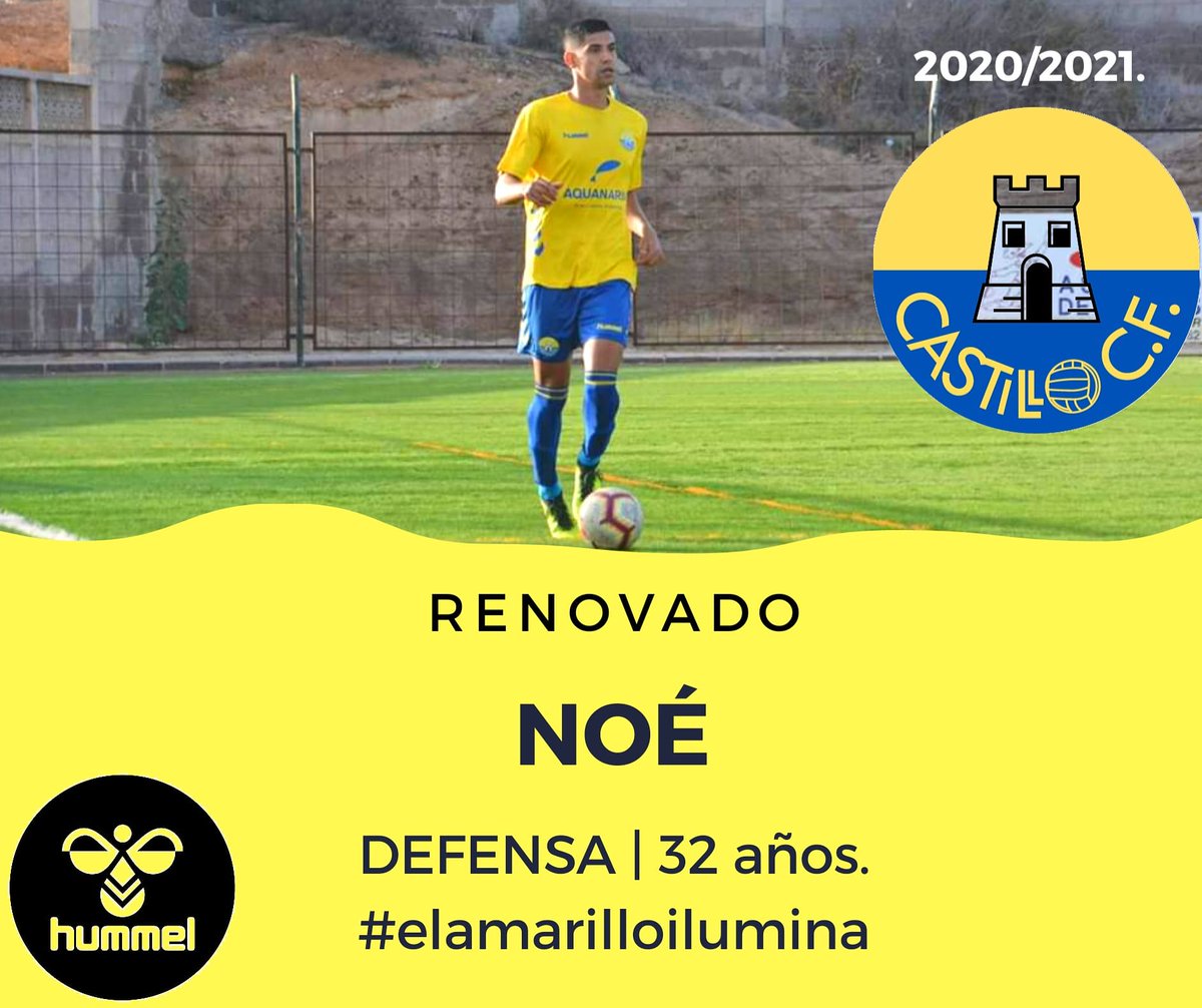 CastilloCFofic's tweet photo. 🟡🔵 Regional 2020/2021.
✔ RENOVADO
NOÉ SÁNCHEZ HERRERA
Defensa | 32 años.
#hummel #castillocf
#elamarilloilumina 💛💙 https://t.co/KN3wdpGVEF