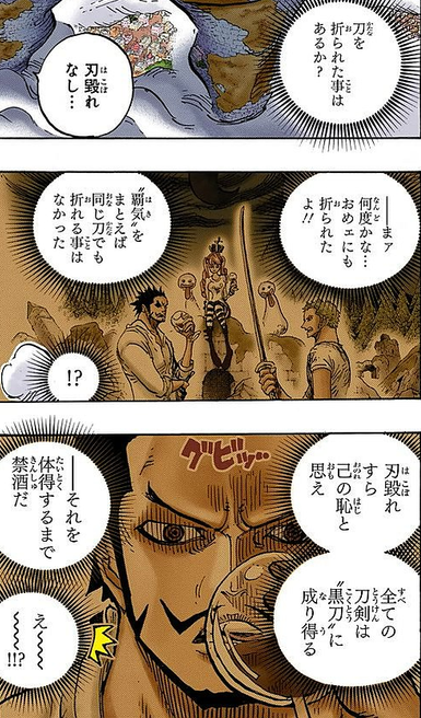 ワンピース ゾロの刀が 黒刀 に成るための条件が判明 漫画情報 Info