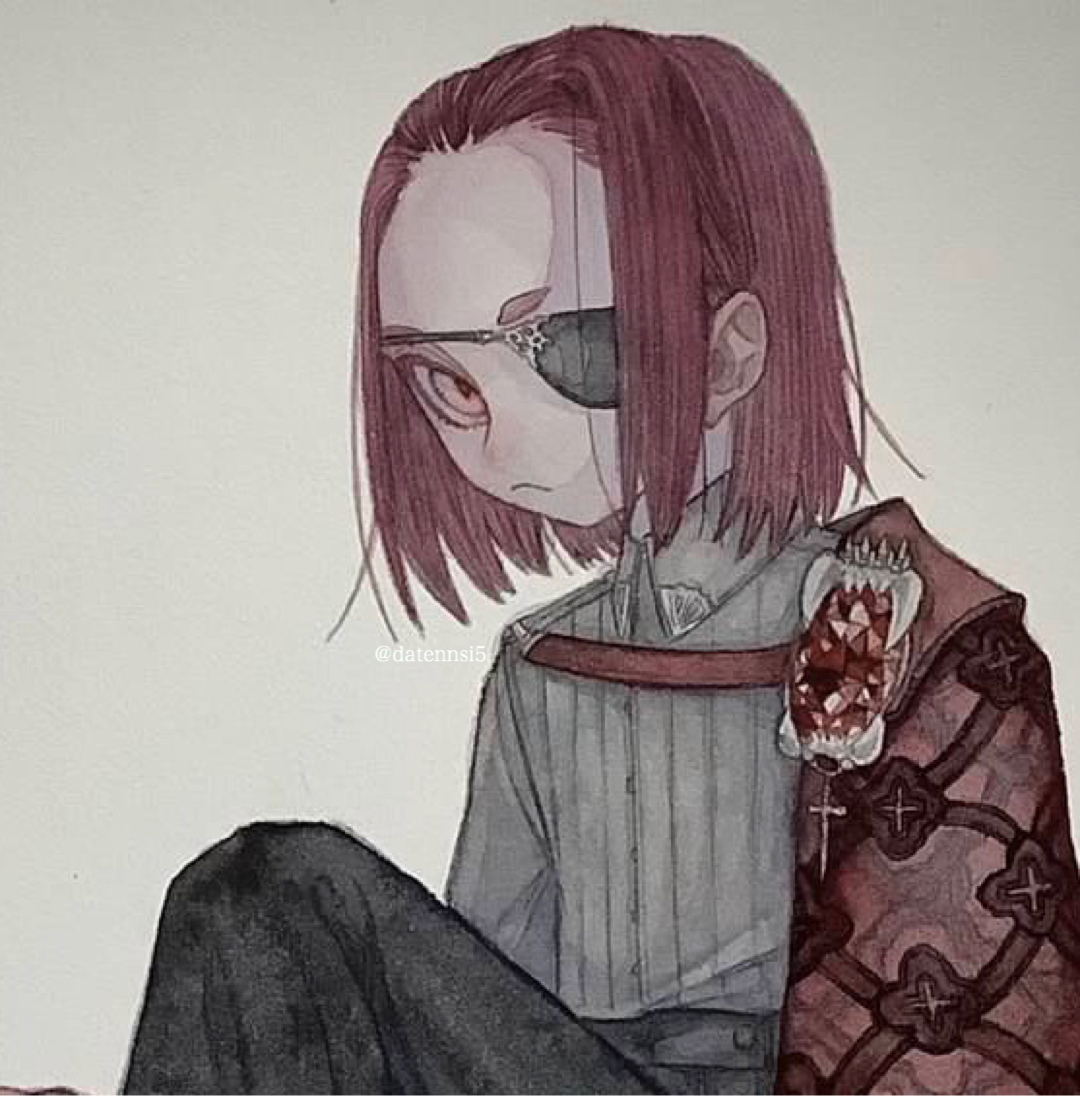 「「赤の王」

孤高の少年王タグの少年です。
孤高ではなく、つがいの狼が居ますが…」|慎(しん)居たり居なかったりのイラスト