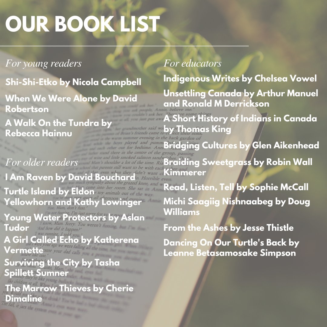 This #IndigenousPeoplesDay, we want to highlight some of our favorite reads, written by and about Indigenous people, and which center on their experiences both past and present.
Check out our June newsletter and our pinterest for more great suggestions - links in bio!