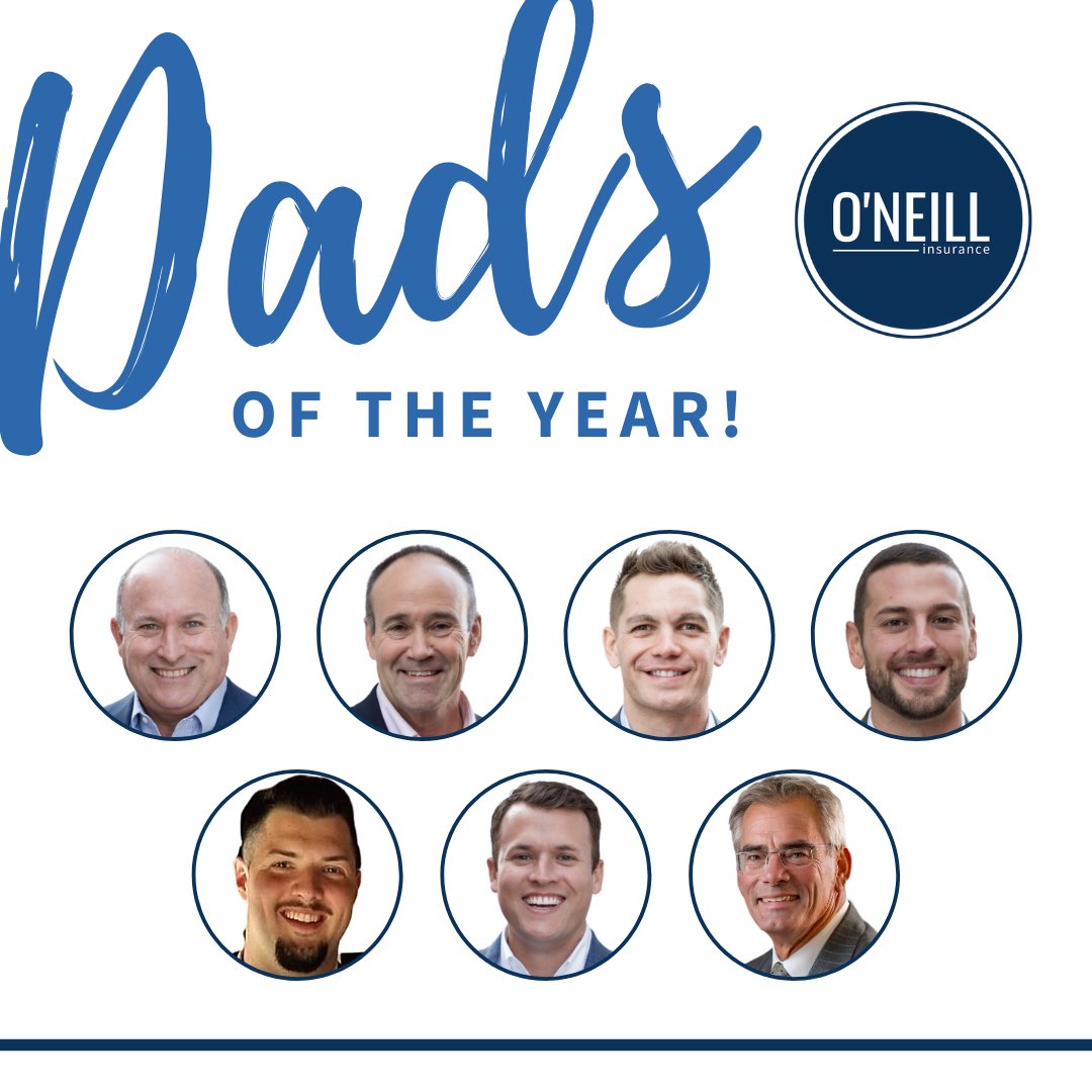 Introducing O'Neill Insurance's DADS of the year!⠀
⠀
Happy Father's Day to all our amazing dads out there. ⠀
⠀
⠀