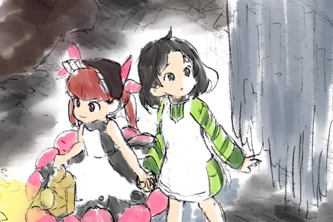 #ケムリ10周年いろどらせてください 
過去絵ですがいろどらせてください! 
