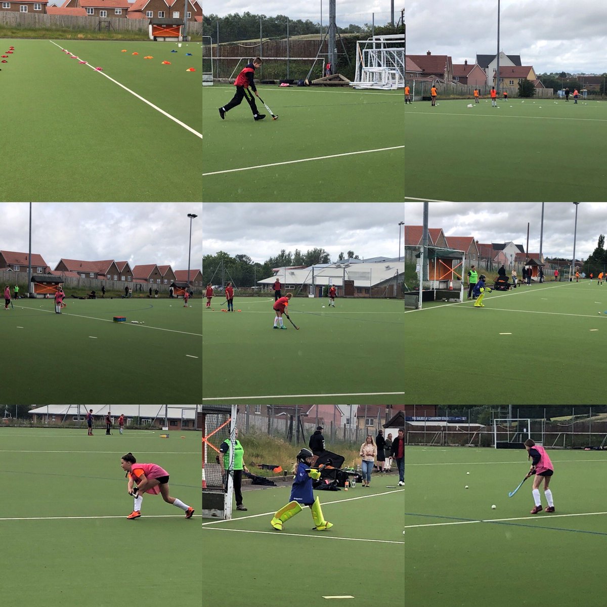 maldonhockey's tweet photo. Great hour training with Maldon U12 squad. The children were brilliant at keeping their distance and we all had the best time returning to the pitch ⁦@EnglandHockey⁩ #Lockdown2020 #MaldonJuniorHockeyClub #SociallyDistancedTraining #StayFit #StayHealthy https://t.co/7J8iren8vm