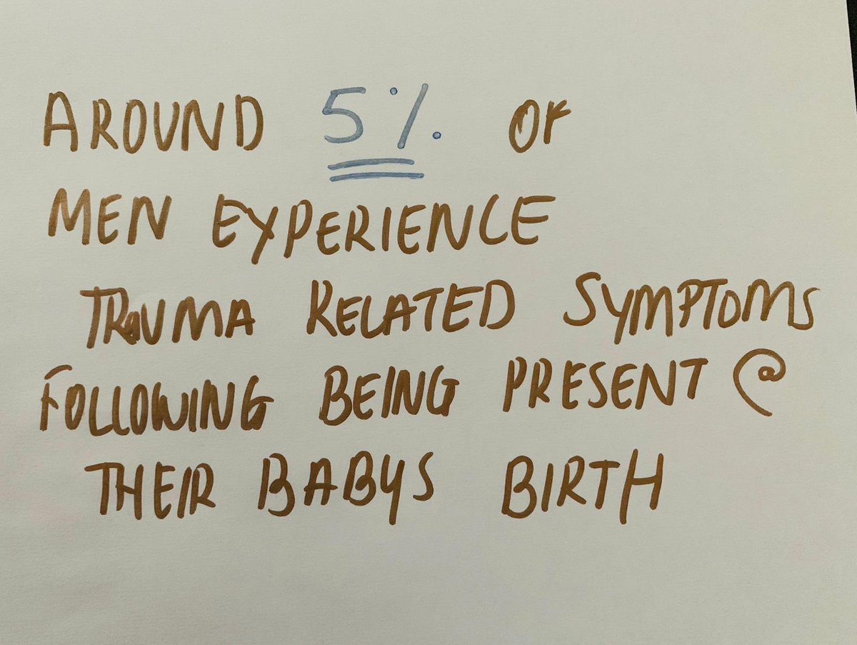 More recent there has been more recognition that birth trauma can lead2 PTSD-women can nw access support following a difficult birth experience-But dads can experience birth trauma 2!If U feel anxious after witnessing the birth of UR baby please speak2 someone <a href="/justkelly32/">𝙆𝙚𝙡𝙡𝙮</a>