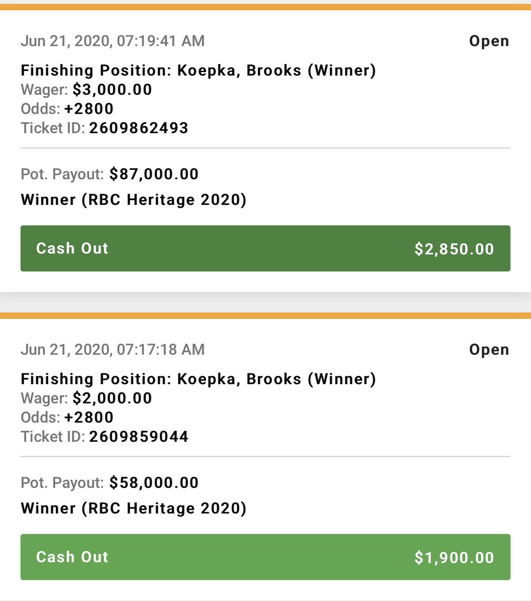 CashoutKingJJ's tweet image. If Brooks Koepka wins RBC Heritage 

I’ll give away $10,000 to multiple people who LIKE RT and follow 

Let’s have a day kid, be the professional in a sea of mediocrity and win it baby