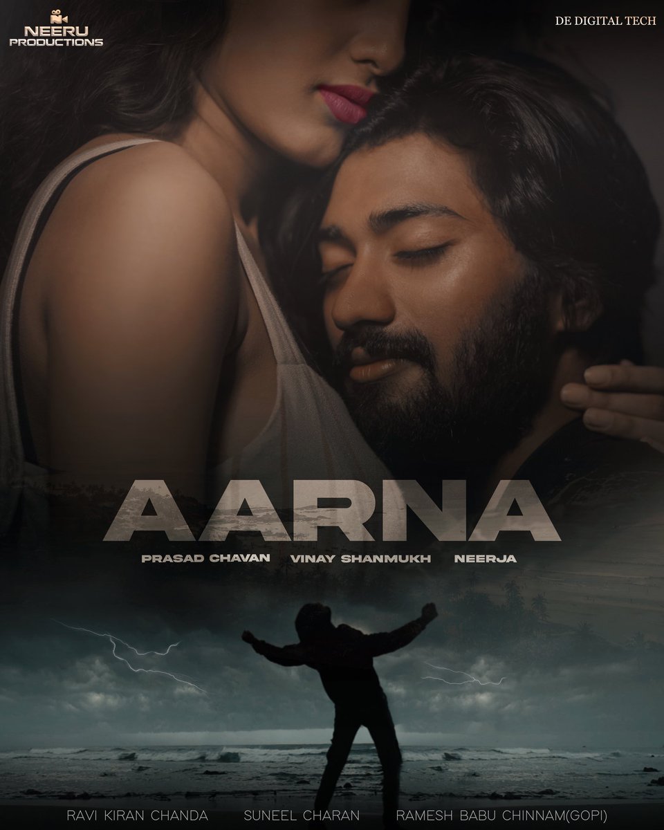 Itschavan's tweet photo. Here is the captivating First look of  #AARNA.
Written &amp; Directed by @ItsChavan, 
Produced by @neeruproduction. 
#Sravan &amp; #PhaniPoojitha are the main leads.
DOP: #VinayShanmukh 
Teaser coming soon.... https://t.co/L8NPnnDyrv
