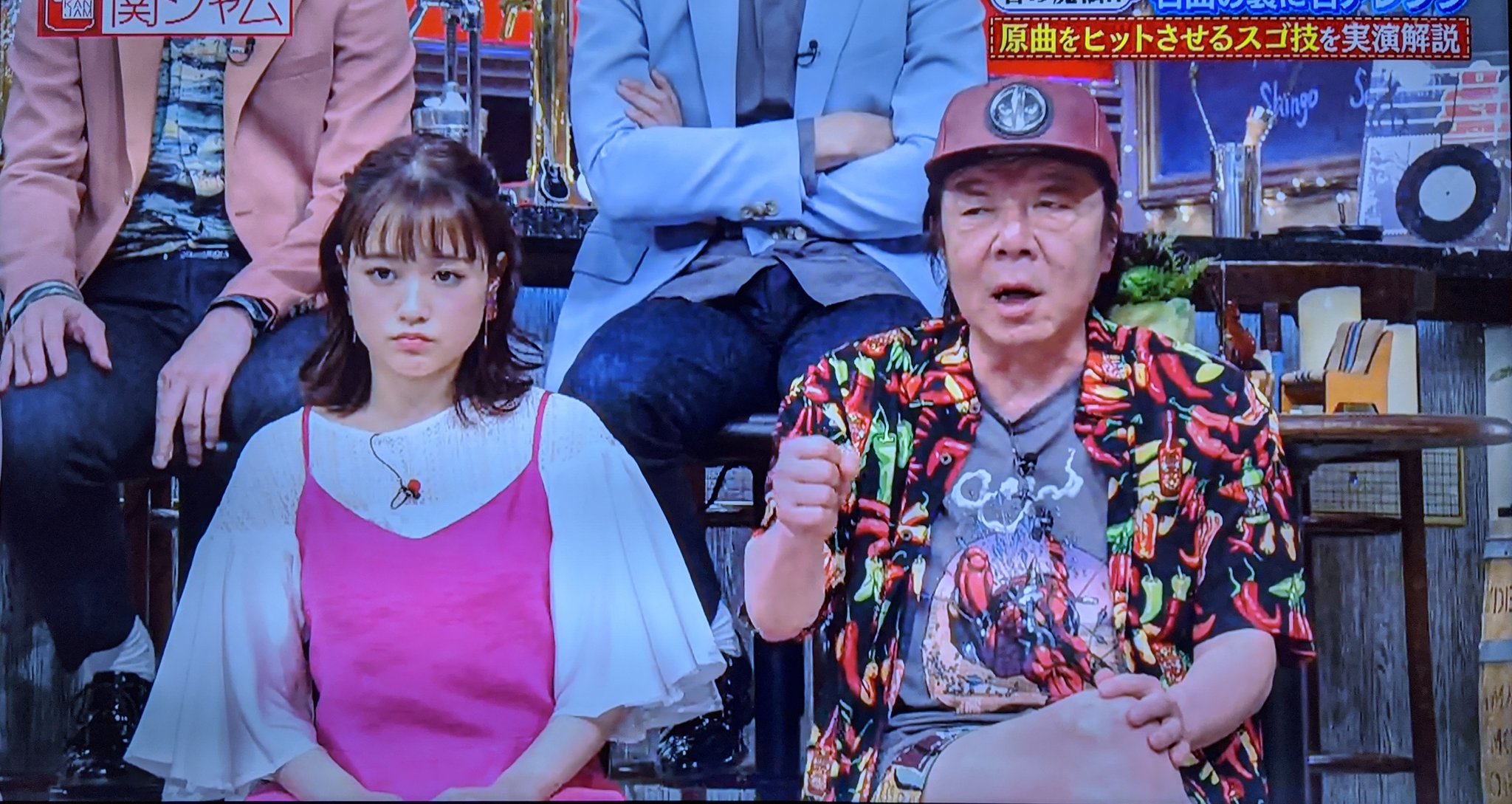 Twitter 上的 ひで ひっくん いつかの 関ジャム 完全燃show の古田新太さん この日はデップーキャップ Amp デップーｔシャツ W とってもお似合いなんですけど古田さんってスタイリスト付いてるのかな 私物衣装なのかな 古田新太 デッドプール 関