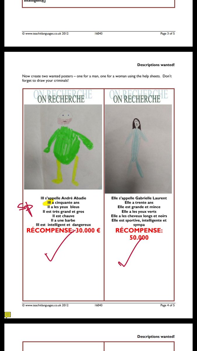 Some fantastic home learning from our year 7s this week. There are some seriously scary individuals at large!