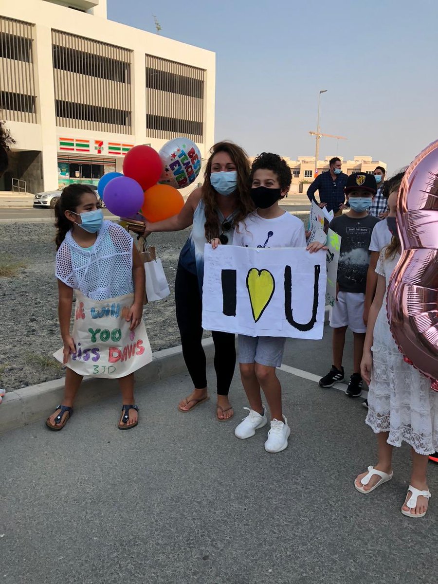 j_davis253's tweet photo. Tonight I had the best surprise in the world! My students and parents surprised me with signs, love, their smiles and even an ice cream truck!! What an incredible group this year 😊 feeling overwhelmed with love and #joy thank you!! https://t.co/VyHW2ZRzqy