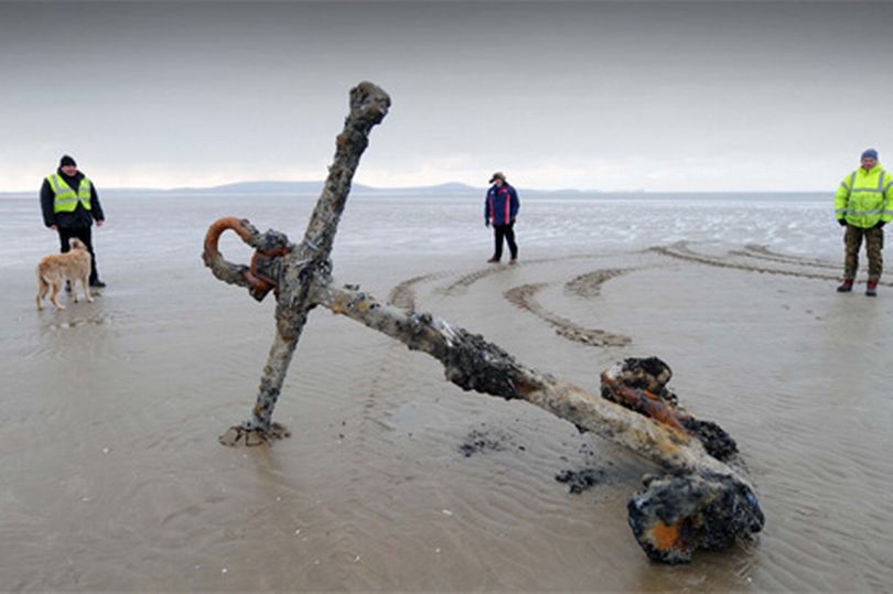 Several of the beach's shipwrecks are frequently exposed by stormy weather. Constant changes in the deep, shifting sands unearth scores of wrecks, plus flotsam and jetsam artefacts - including huge anchors, unexploded bombs and even grim human remains…