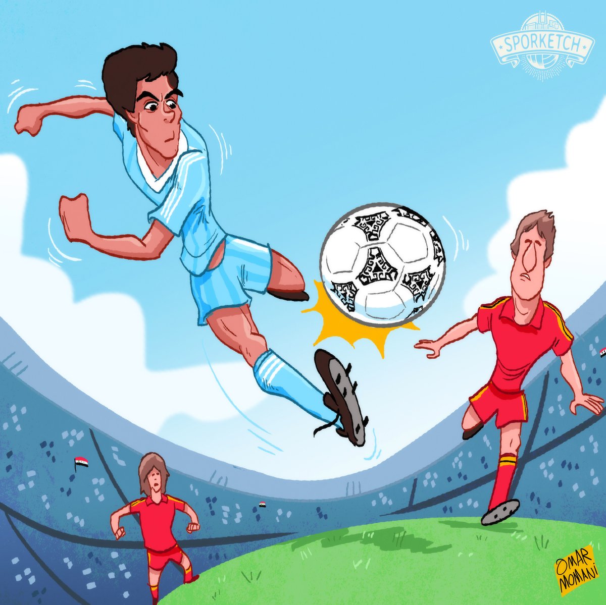 omomani's tweet photo. نجم العراق احمد راضي في ذمة الله
سجل هدف العراق الوحيد في كأس العالم وكان أمام بلجيكا عام ١٩٨٦
.
RIP Ahmed Radhi
The Iraqi forward star scored the only Iraqi goal in the World Cup, against Belgium in 1986
#Sporketch #OmarMomani https://t.co/g2JCczE96p