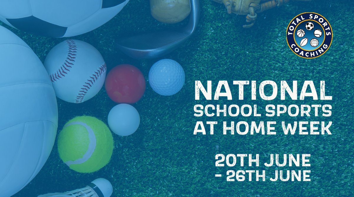 Total Sports Coaching (@totalscoaching) on Twitter photo It's National School Sport at Home Week. We don’t want anyone missing out so we will be releasing a video every day on our youtube channel. Keep an eye out each day on our social media channels for a link to the days activities and we hope you have a great sports week. It's National School Sport at Home Week. We don’t want anyone missing out so we will be releasing a video every day on our youtube channel. Keep an eye out each day on our social media channels for a link to the days activities and we hope you have a great sports week.